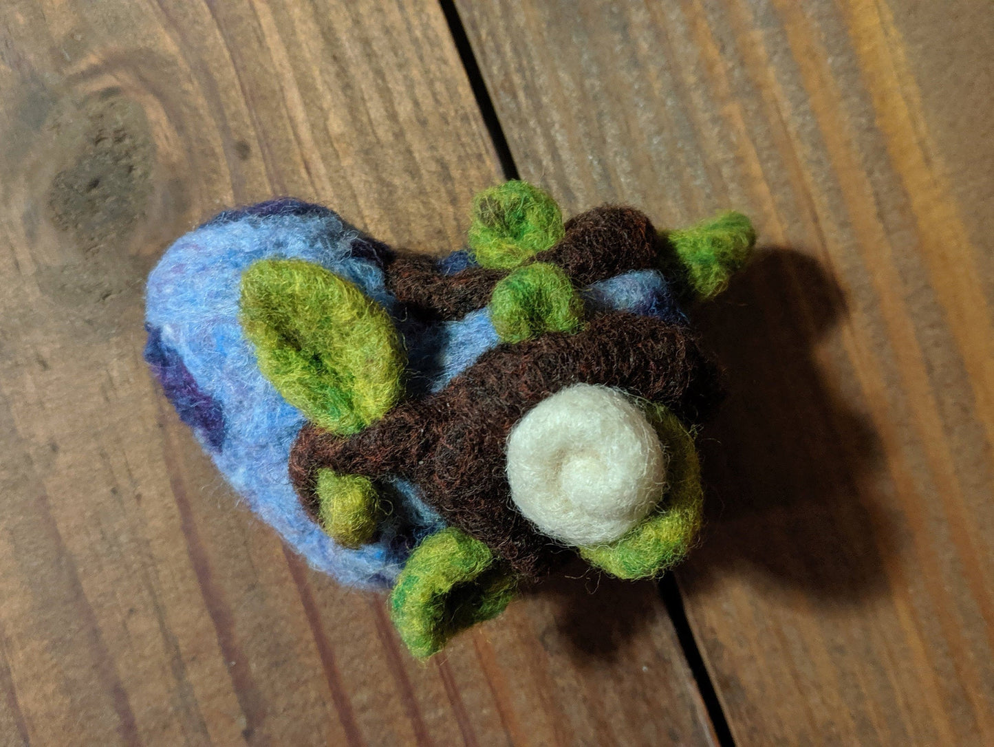 Growing Love Felt Heart
