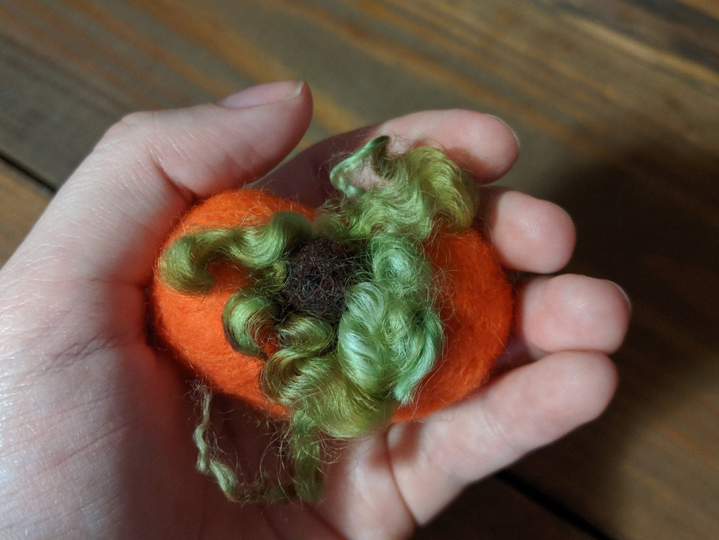 Pumpkin Hearts, felt hearts, orange felt hearts, pumpkin felt hearts