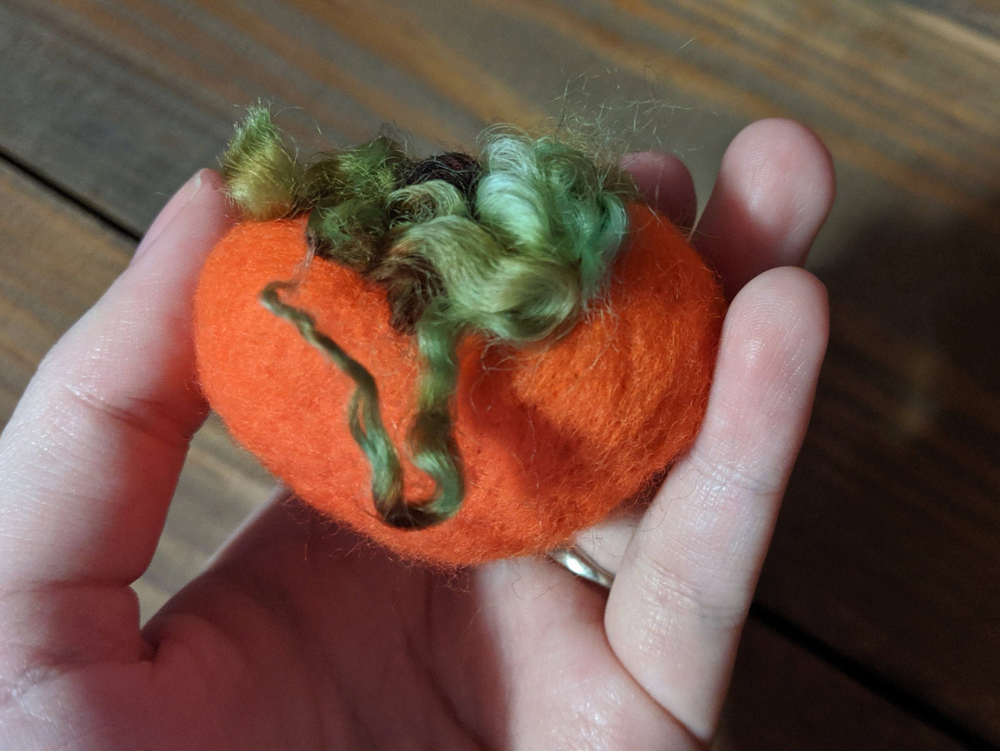 Pumpkin Hearts, felt hearts, orange felt hearts, pumpkin felt hearts